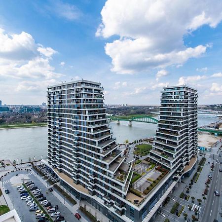 Modern Luxury In Belgrade Waterfront With Views Apartment Bagian luar foto