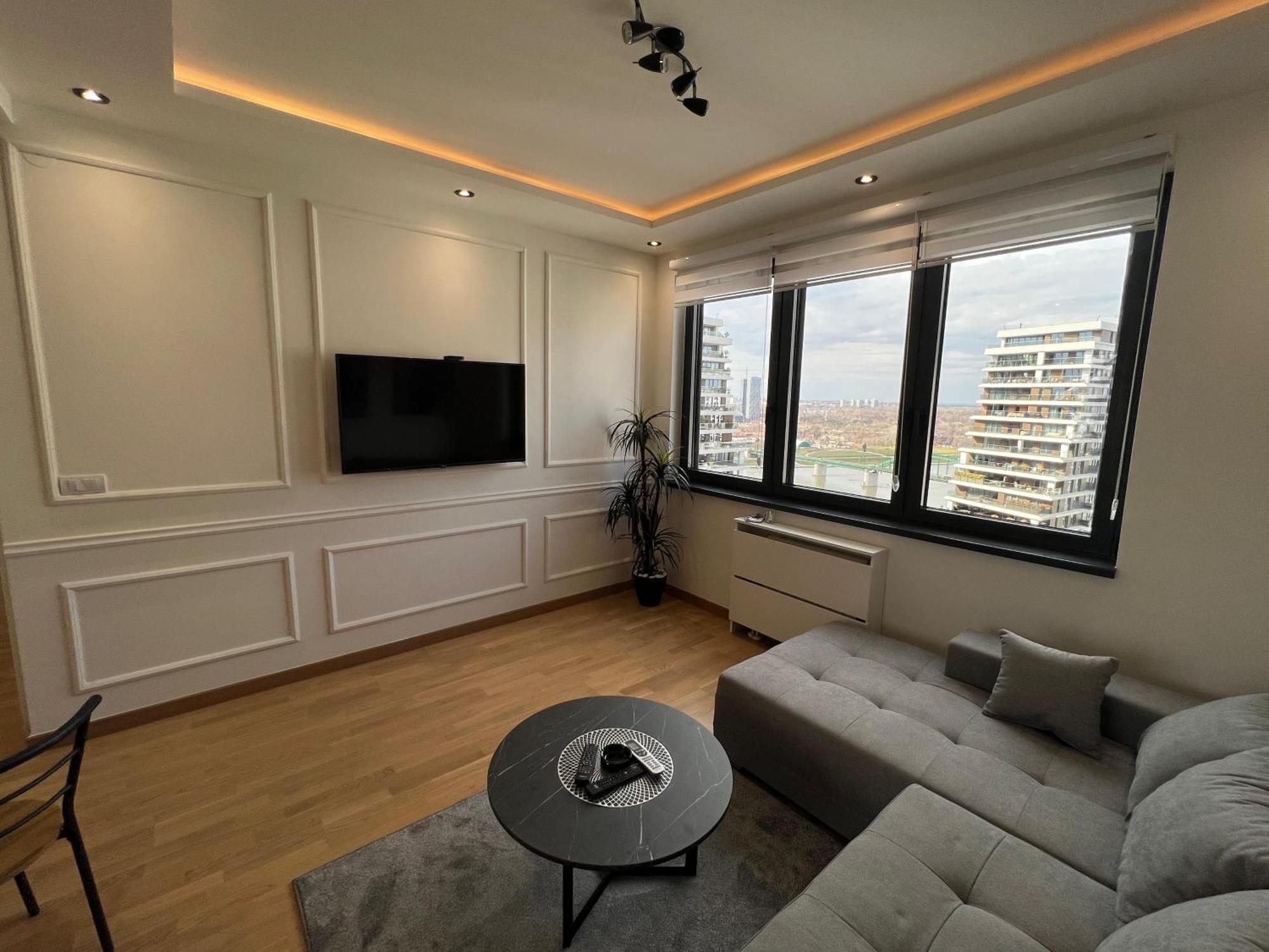 Modern Luxury In Belgrade Waterfront With Views Apartment Bagian luar foto