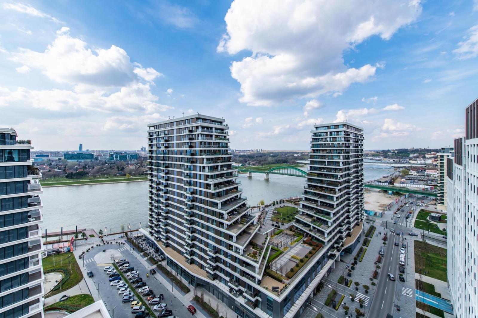 Modern Luxury In Belgrade Waterfront With Views Apartment Bagian luar foto